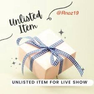 Unlisted live item